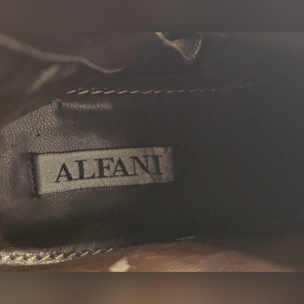 Alfani Dark Brown Leather Ankle Boots with Buckle 7 1/2 - Picture 11 of 11